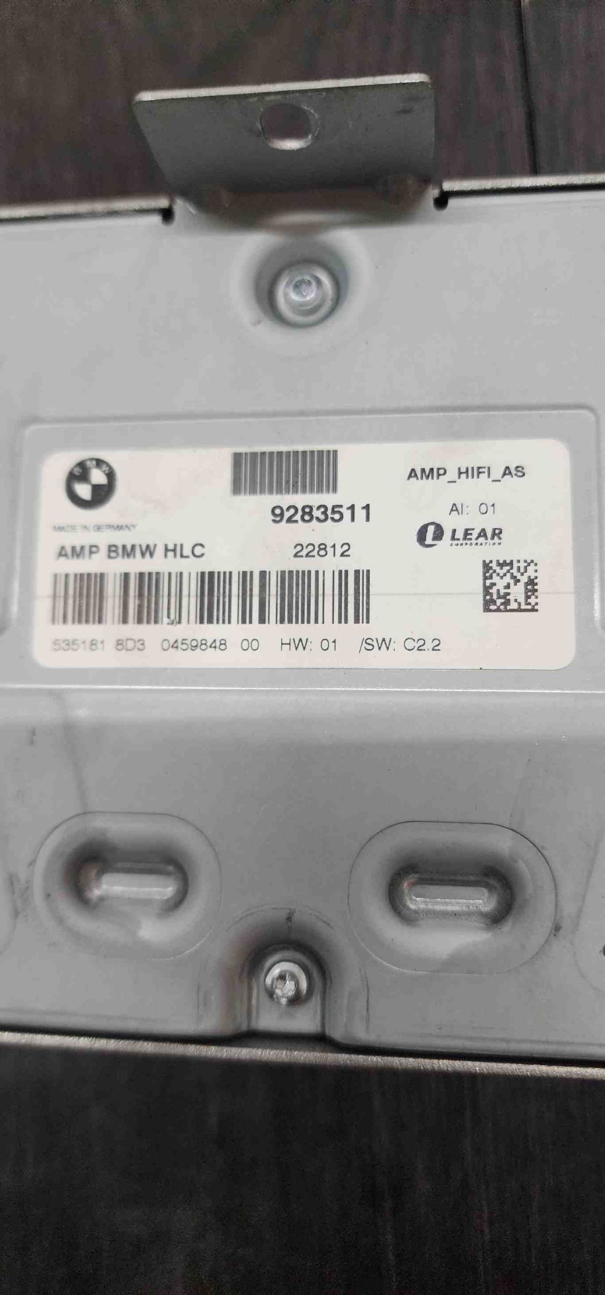 2012-2015 BMW 3 Series Radio Amplifier | 65129283511 - Image 4