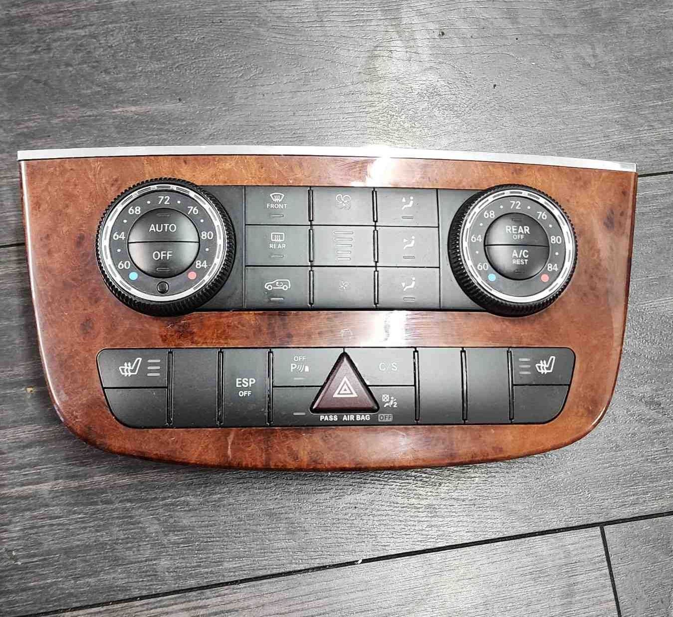 2002-2011 Mercedes Benz GL ML R Class Climate Control Panel | 2518208089