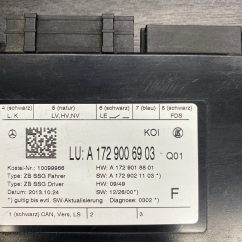 2008-2016 Mercedes-Benz C CLS E SLK Class Seat Control Module | 1729006903