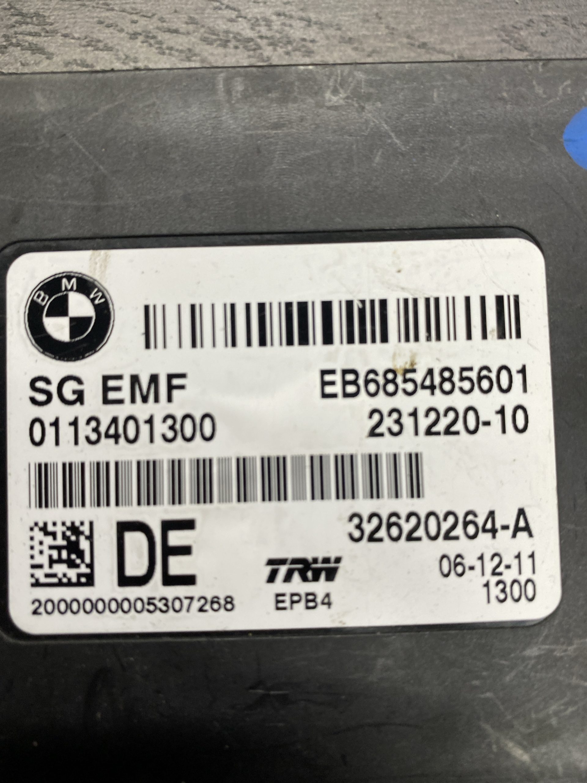 2011-2018 BMW 5 6 X3 X4 Series Parking Brake Control Module | 34436854856 - Image 3