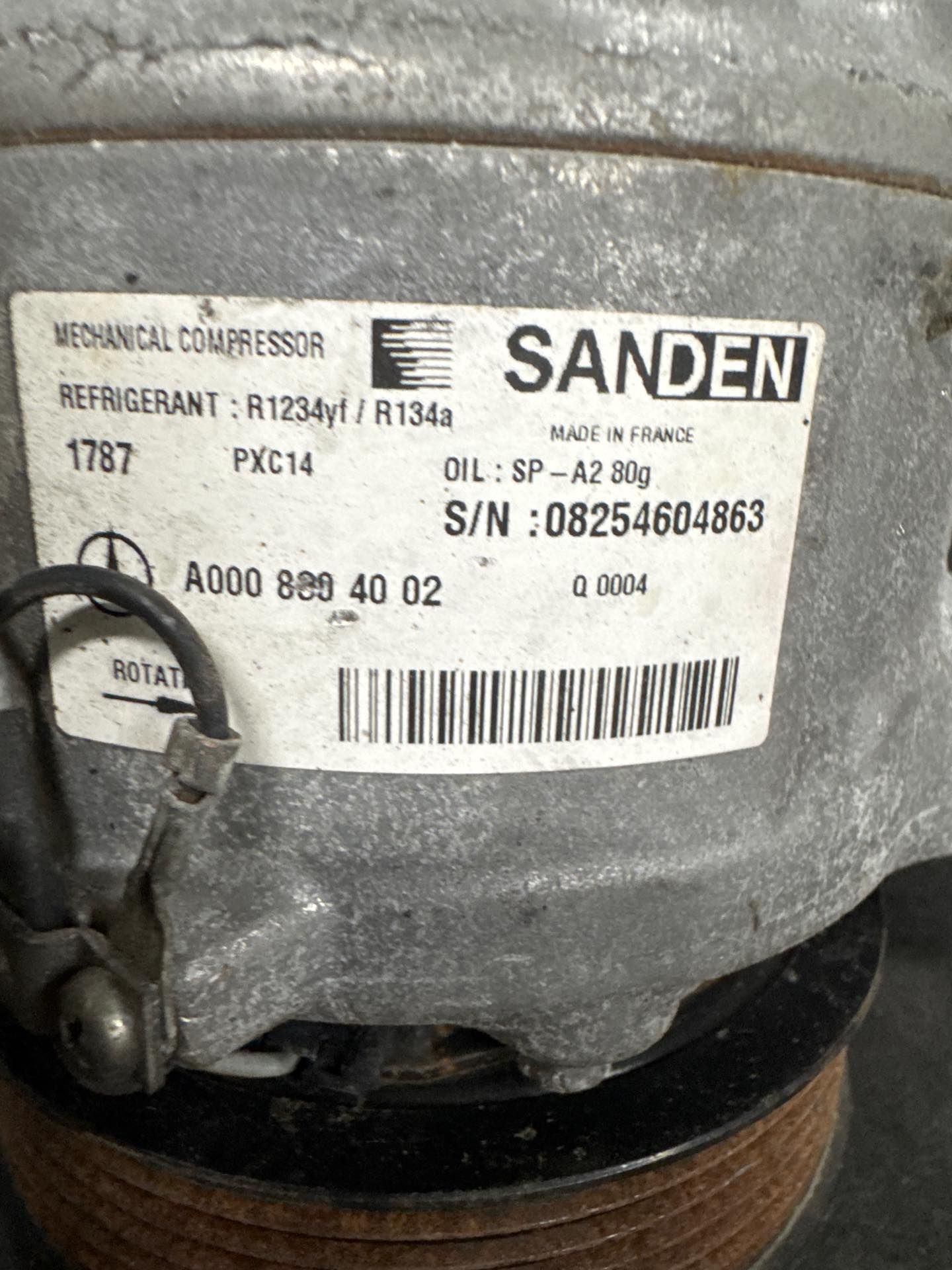 2017-2022 Mercedes Benz C E GLC Class AC Compressor | 0008304002 - Image 4