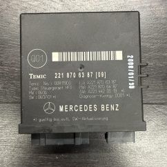 2007-2014 Mercedes Benz S CL Class Trunk Release Control | 2218706387