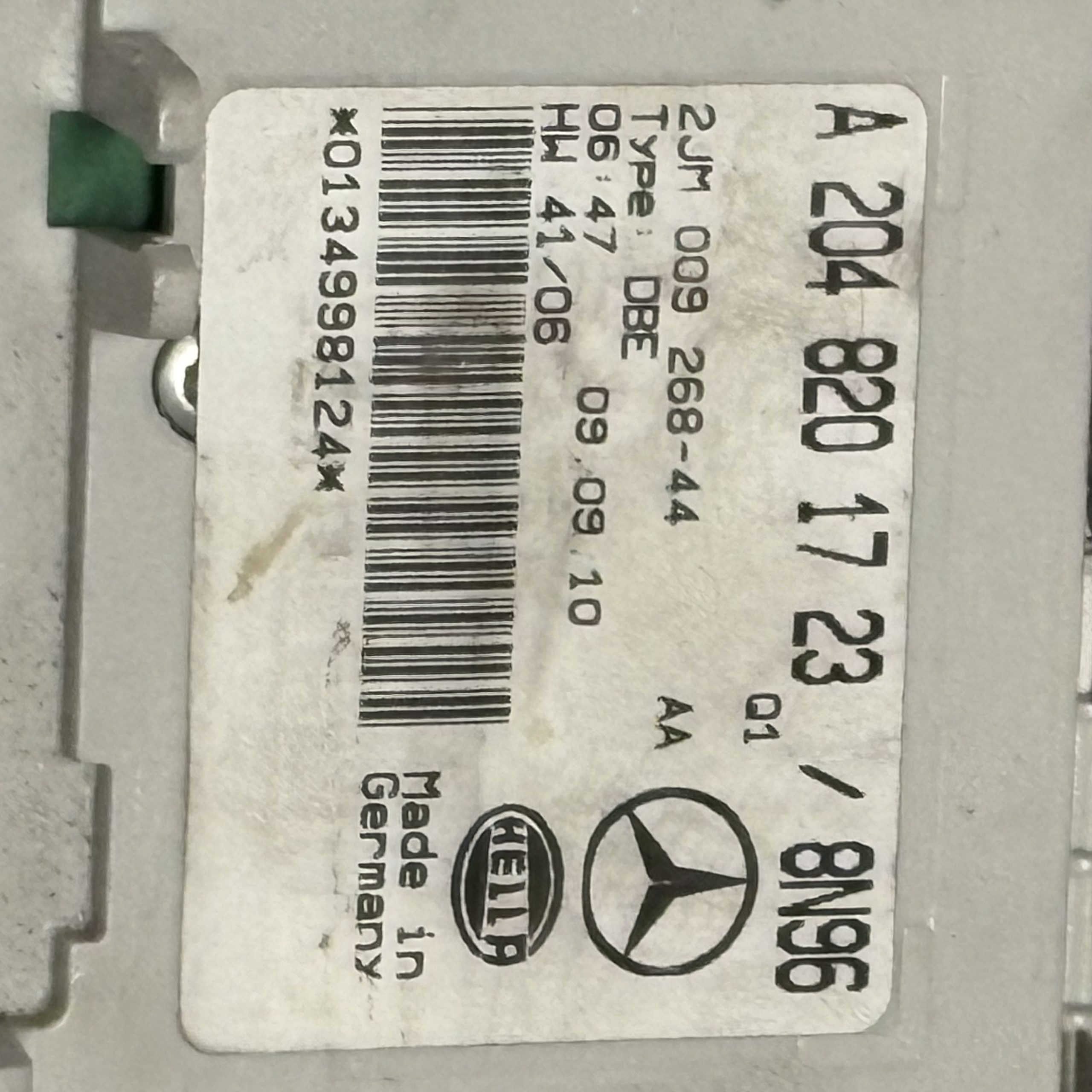 2008-2014 Mercedes Benz C Class Dome Light | 2048201723 - Image 2