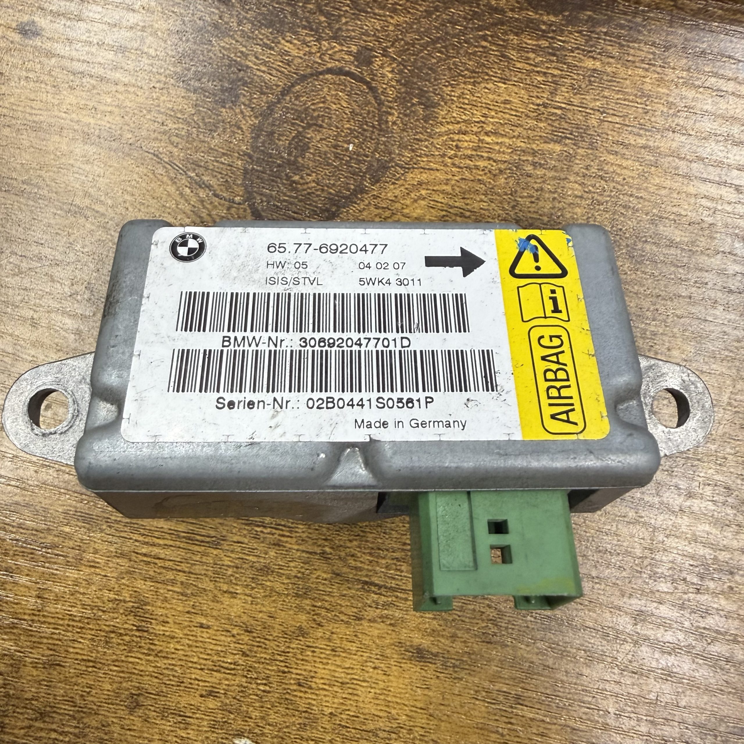 2002-2008 BMW 7 Series SRS Control Module | 65776920477