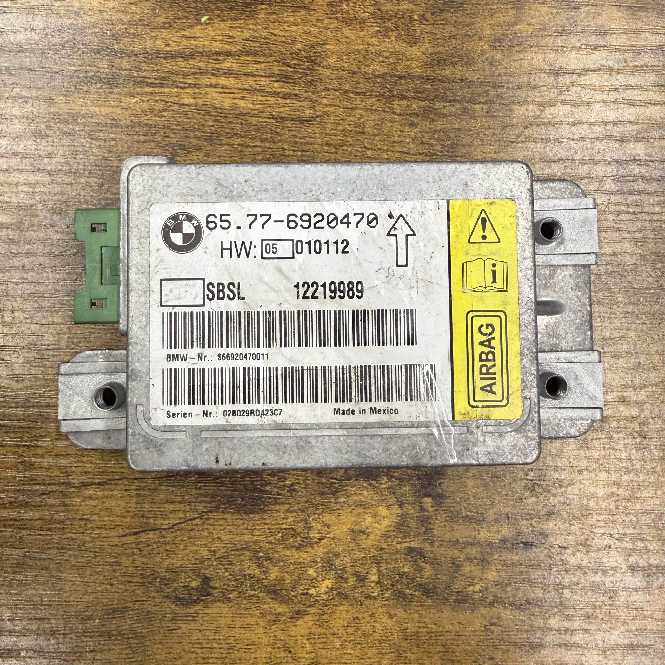 2002-2008 BMW 7 Series SRS Control Module | 65776920470