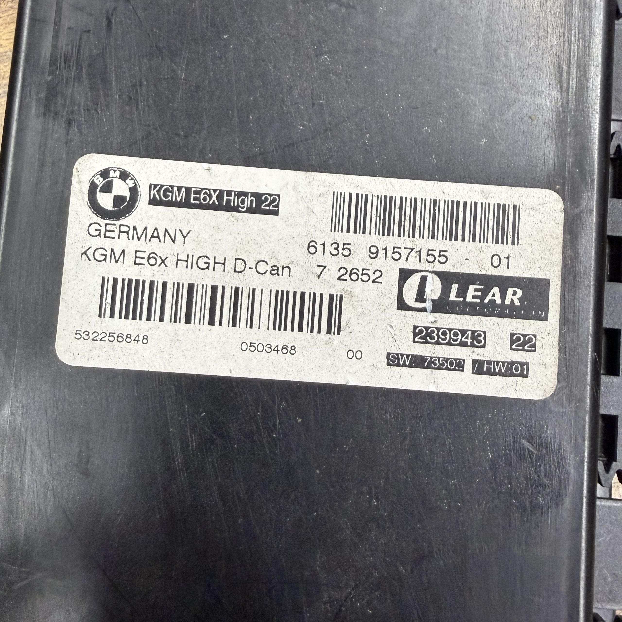 2008-2010 BMW 5 6 Series Body Control Module | 61359157155 - Image 3